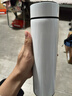 【京东物流配送】智能显温保温杯不锈钢高颜值保热保冷 优雅白480ml304 实拍图