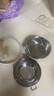 京东物流 大容量双层保温饭盒 加厚不锈钢便携密封便当收纳盒 【两层】米白色 实拍图