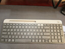 罗技（Logitech）K580无线蓝牙超薄静音键盘 办公键盘笔记本电脑手机Mac平板ipad键盘双模外接键盘薄膜便携多屏家用 超薄键盘-星空灰 实拍图