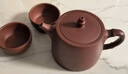 百年利永宜兴紫砂壶纯全手工原矿紫泥泡茶壶功夫茶具竹节汉铎一壶两杯套装 竹节汉铎 240ml 原矿紫泥 实拍图