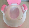 小哈伦儿童马桶宝宝坐便器婴幼儿尿盆小孩坐便器小便器双软垫小狗樱拧粉 实拍图