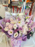 馨仪鲜花速递玫瑰向日葵康乃馨花束生日礼物全国同城配送 紫玫瑰蝴蝶兰混搭花束 实拍图