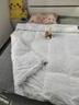 皇朝家私防钻绒系列 60%白鸭毛羽毛被 冬被 1500g 150*200cm 白色 实拍图