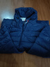 鸭鸭男装直销|春秋轻薄羽绒服男短款鸭绒外套轻便【越晒越温暖】 藏青色-DSG07A0020 L 实拍图