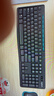 罗技（Logitech）MK275 键鼠套装 无线键鼠套装 办公键鼠套装 全尺寸 商务键鼠套装 带无线2.4G接收器 黑蓝色 实拍图