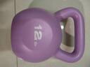 朗威壶铃哑铃女士健身家用器材男士竞技浸塑亚玲球提壶哑铃5-20磅健身 5.4kg =12LB/淡紫色入门男女士 实拍图