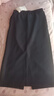优衣库女装快干休闲窄身长裙/半身裙裙子485599 09 黑色 L 实拍图