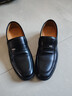 蜻蜓牌（DRAGON-FLY）【100%全牛皮】皮鞋男士真皮正装鞋男套脚男皮鞋软底英伦透气皮鞋 黑色【四季款】 42 实拍图