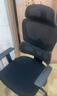 得力（deli）4900S 人体工学靠背办公椅/电脑椅/职员椅 可升降转椅舒棉坐垫 黑 实拍图