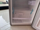 奥克斯（AUX）家用双门迷你小型冰箱 冷藏冷冻保鲜小冰箱 宿舍租房节能电冰箱 【国家补贴】BCD-24K118 基础款 银色 实拍图