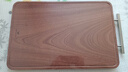 双枪乌金檀木整木菜板 百年龄砧板家用切菜案板抗菌实木菜板50*33*2.5 实拍图