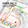 uni三菱 双头荧光记号笔 学生作业手账绘画标记笔彩色笔 PUS-103T 5色淡色系套装 实拍图