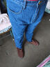 马登工装美式复古水洗丹宁牛仔裤直筒宽松阔腿裤日系休闲长裤子男秋 深蓝 33 实拍图