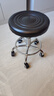 华恺之星 吧台椅可升降吧台凳子家用转椅办公椅搁脚椅餐椅子HK106黑色 实拍图