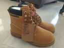 马登工装大黄靴男秋季新款休闲中帮男士马丁靴户外登山靴英伦风靴子 砂黄 （加绒版） 41 (255mm) 男码 实拍图