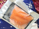 新疆三文鱼 刺身新鲜中段 现切生鱼片国产去皮切片精选400g 海鲜 顺丰，整块发货 400g 实拍图