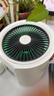 曼宿雷顿 桌面空气净化器去烟味除二手烟神器无耗材办公室宿舍室内新房客厅卧室除异味猫毛PM2.5灰尘除病菌 清新白【免换滤芯丨真正0耗材】 实拍图