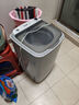 志高（CHIGO）脱水机甩干机小型迷你家用甩干桶出租房宿舍大容量单杠脱水桶烘干一体 8.6KG【不锈钢桶加厚款加蓝光】 实拍图