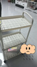 京东物流 落地小推车置物架家用玩具零食办公桌卫生间厨房储物架 白色三层 实拍图