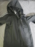 adidas经典三条纹运动连帽夹克外套男女春季阿迪达斯三叶草 深灰   S 实拍图