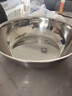 【不锈钢】和面盆厨房烘焙家用火锅盆洗菜打蛋汤锅盆醒面盆料理盆 32cm【热卖款】不锈钢 和面盆 实拍图
