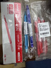uni三菱 uni-ball UMR-85N按动笔芯0.5mm中性笔红色替芯 适用签字笔UMN-155 105 152 207等系列 10支 实拍图