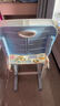 育才儿童学习椅子中小学生写字椅写作业可升降调节家用书桌椅靠背座椅 标准款升降40-52cm+脚踏 蓝色 实拍图