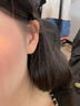 QMXD纯999足银耳钉女2025年新款养耳洞耳环睡觉免摘耳骨钉耳棒防堵针 s999足银耳钉 一对 实拍图