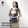 babycare腰凳婴儿背带多功能减震四季抱娃神器解放双手透气轻薄款 格里蓝 实拍图