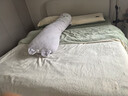 海澜之家（HLA）牛奶绒四件套 A类加绒冬季保暖法兰绒珊瑚绒床品四件套家用被套 奶白+奶绿 四件套；被套200*230床单245*250 实拍图