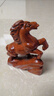 渔者读木黄花梨实木雕刻马摆件生肖马到成功中式家居办公室工艺品马年送礼 花梨整木雕刻高15cm不刻字 实拍图