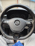 淄客 大众真皮手缝方向盘套迈腾帕萨特朗逸速腾探歌途岳昂观宝来ID346 头层牛皮 小牛皮（黑皮侧孔黑线） 实拍图