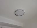 公牛（BULL）LED吸顶灯MX-E048C-BS三段调光卧室灯(M16-A)48W简约灰色 送安装 实拍图