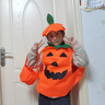 甜蜜点万圣节服装儿童男女孩cosplay服饰装扮南瓜服披风演出道具装饰 实拍图