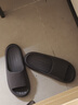 京东京造【泡泡云】踩屎感厚底轻盈防滑外穿拖鞋新款拖鞋男士 灰色44-45 实拍图