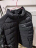 波司登（BOSIDENG）25年新款短款轻薄羽绒服男款90绒户外野营登山旅游修身立领外套 黑色8056-25-经典极简风 XL 185/104A 体重约155-170斤 实拍图