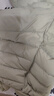 鸭鸭（YAYA）佟丽娅同款轻薄羽绒服女新款秋冬季休闲短款连帽轻便韩版排骨外套 抹茶绿色 3XL 实拍图