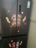 TCL 408升十字对开四开门分区养鲜一级能效双变频风冷无霜大容量超薄家用电冰箱国家补贴BCD-408WPJD 实拍图