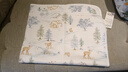 全棉时代婴儿可洗针织隔尿垫纯棉防水透气护理垫大号床单森林之旅90×70cm 实拍图