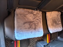 嘉柏兰冬季汽车坐垫毛绒加厚短毛绒件套羊毛单片靠背座垫保暖后排车垫 实拍图