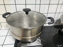 爱仕达（ASD）蒸锅双层不锈钢蒸锅 家用炖蒸煮一体汤锅 28CM大容量蒸笼QVL1528 实拍图