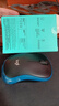 罗技（Logitech）M185鼠标 无线鼠标 办公鼠标 对称鼠标 黑色蓝边 带无线2.4G接收器 实拍图