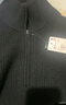 优衣库男女装souffle yarn舒芙蕾半拉链针织衫毛衣毛衫新款478546 69 藏青色 L /175/100A 实拍图