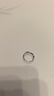Lnieer925银莫比乌斯环戒指女生小众设计ins简约素圈食指戒子可调节指环 【S925银】莫比乌斯戒指 实拍图