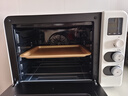 海氏（Hauswirt）四代C40升级款电烤箱家用烘焙多功能发酵一体机搪瓷内胆智能菜单 米白色 40L 【国家补贴】 实拍图