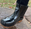 回力雨鞋男下雨天户外防水鞋钓鱼洗车防滑赶海雨靴耐磨胶鞋57-1黑色43 实拍图