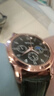 【网红爆款】商务腕表石英运动表休闲皮带男女手表 黑色 实拍图