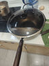 归.禾器精铁炒锅轻便少油烟中式炒菜锅窒化无涂层电磁炉通用熟铁炒锅 精铁炒锅 32cm 实拍图