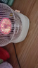 万宝取暖器小太阳家用鸟笼式烤火炉卧室节能桌下电暖器省电小型电暖器 奶油色【碳晶盘】无极调温 实拍图