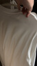 优衣库男装女装柔软圆领T恤/休闲长袖上衣25秋冬新款479783 00 白色 XL /180/108B 实拍图